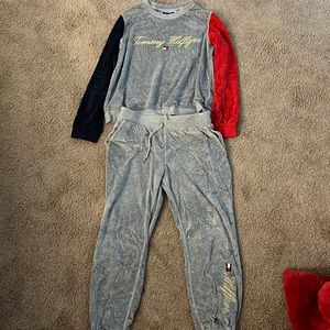 Womens Tommy Hilfiger Velour sweatsuit
